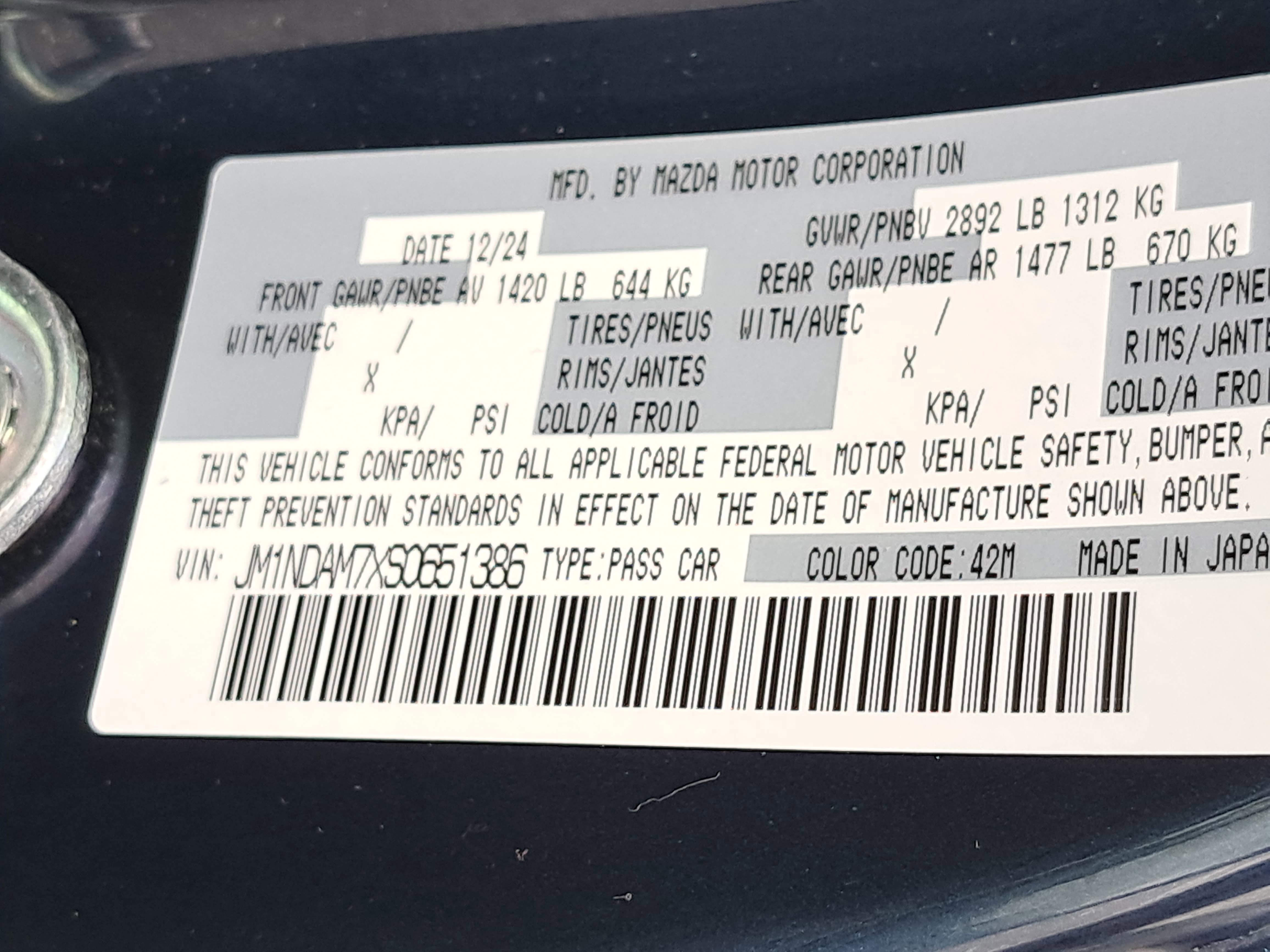 Used 2025 MAZDA MX-5 Miata RF Grand Touring RWD image 31