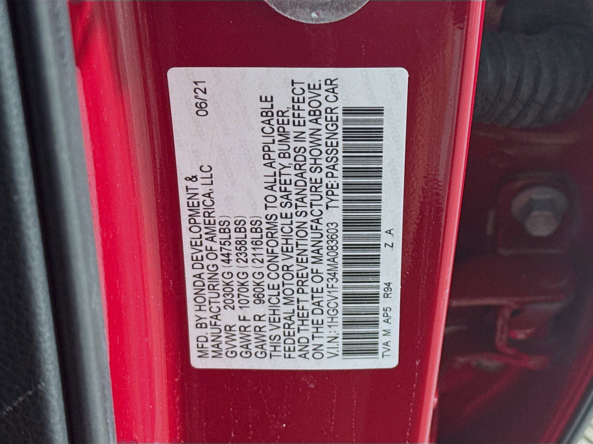 Used 2021 Honda Accord Sport image 40