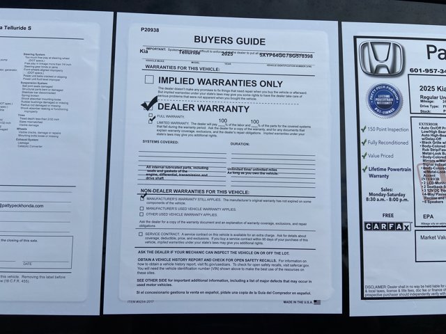 Used 2025 Kia Telluride S image 5