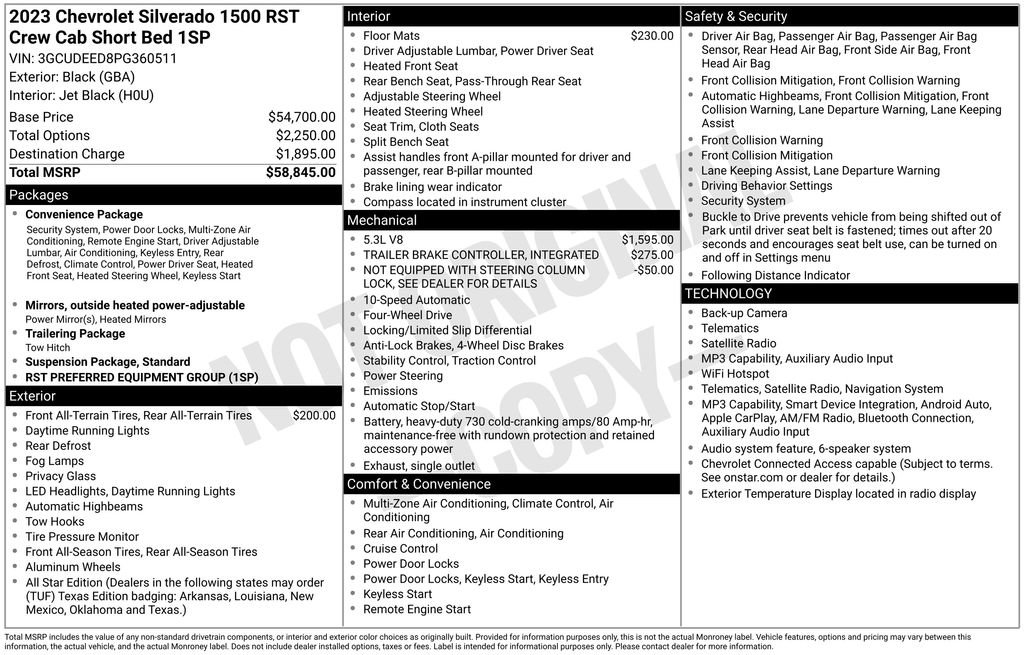 Used 2023 Chevrolet Silverado 1500 RST image 4