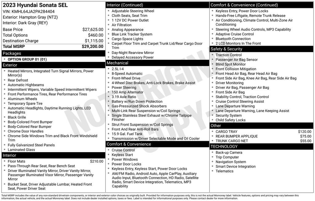 Certified 2023 Hyundai Sonata SEL image 31