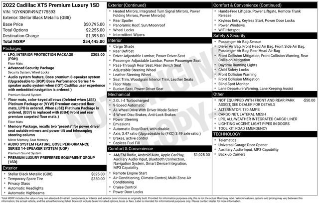 Certified 2022 Cadillac XT5 Premium Luxury image 13