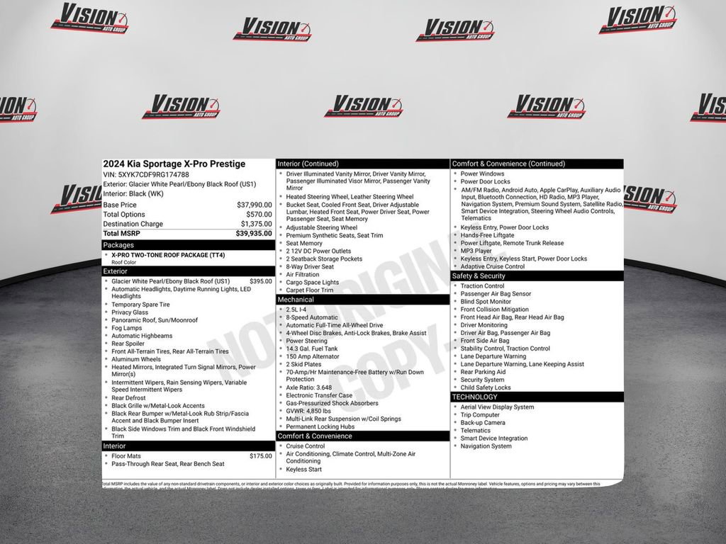 Certified 2024 Kia Sportage X-Pro Prestige image 45