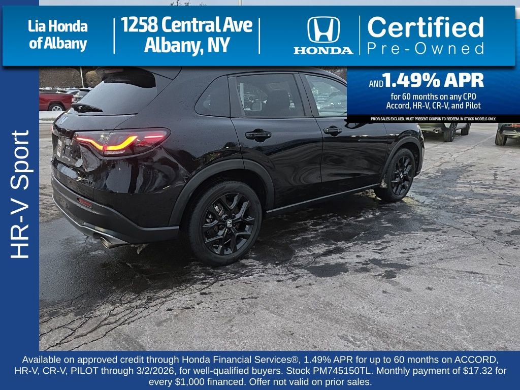 Certified 2023 Honda HR-V Sport image 7