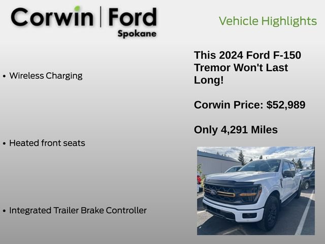 Used 2024 Ford F150 Tremor w/ Mobile Office Package AWD/4WD image 14