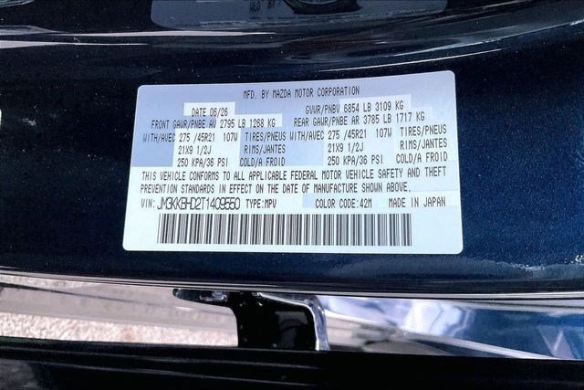 New 2026 MAZDA CX-90 3.3 Turbo w/ Preferred Package AWD/4WD image 8
