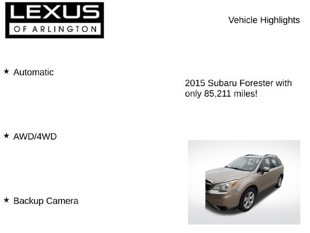 Used 2015 Subaru Forester 2.5i Premium w/ All-Weather Package AWD/4WD image 7