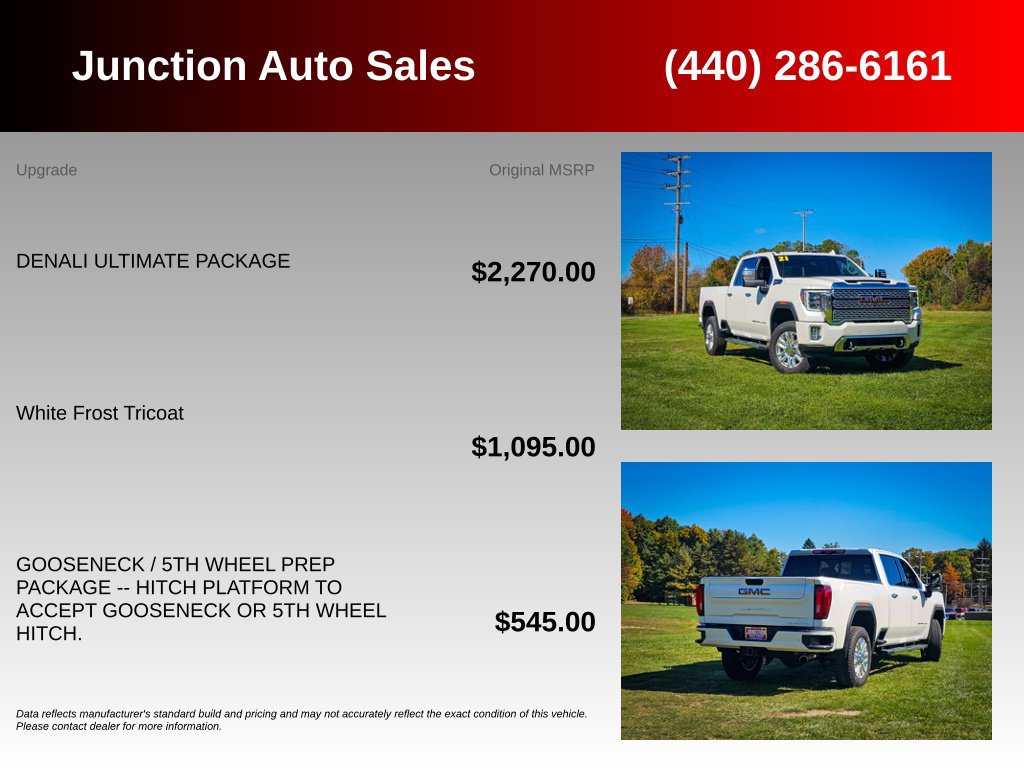 Used 2021 GMC Sierra 2500 Denali w/ Denali Ultimate Package AWD/4WD image 5