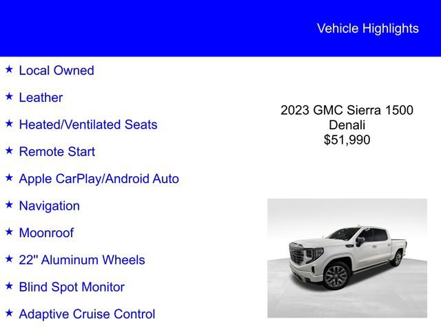 Used 2023 GMC Sierra 1500 Denali AWD/4WD image 2