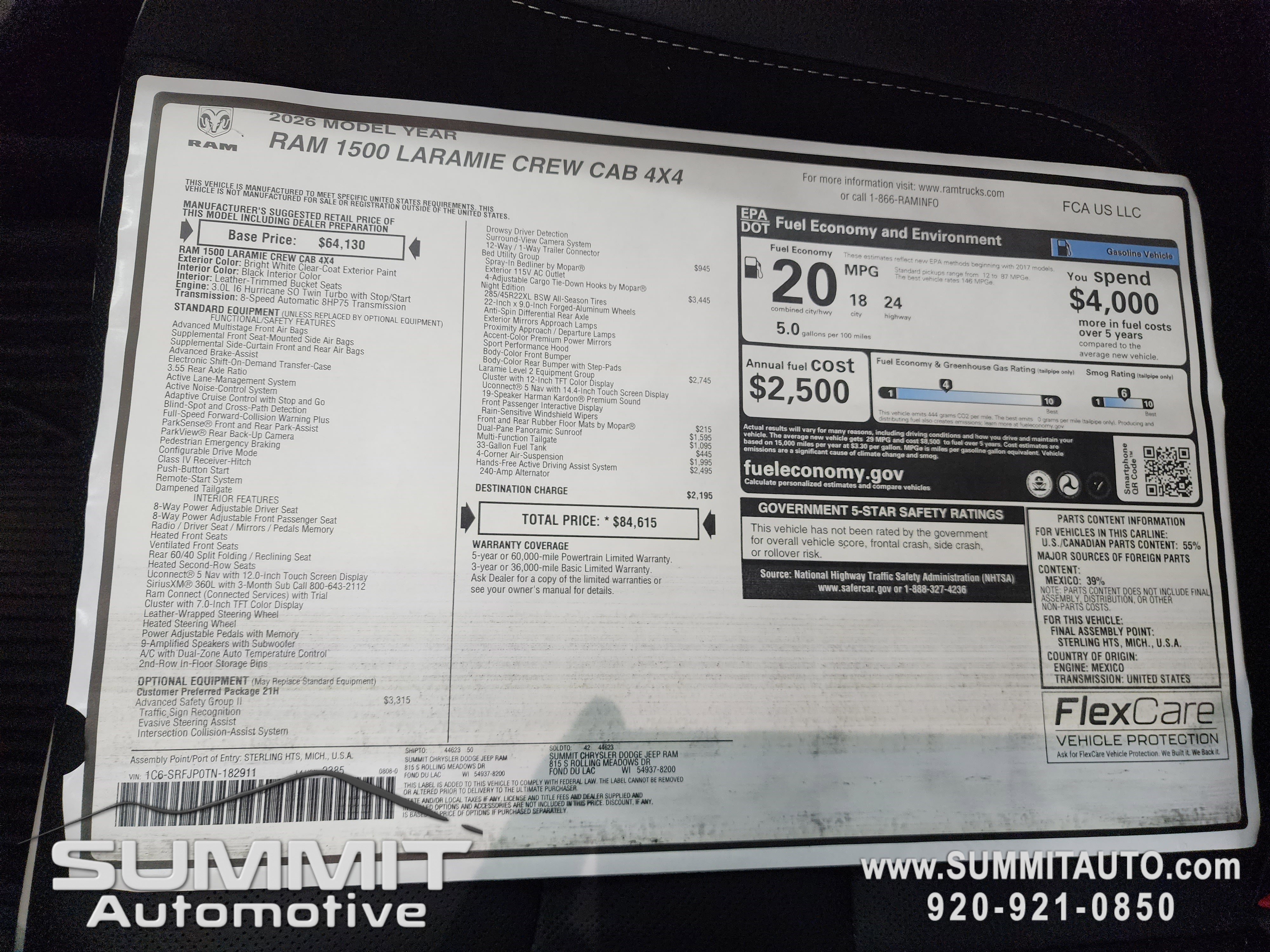 New 2026 RAM 1500 Laramie w/ Night Edition image 43