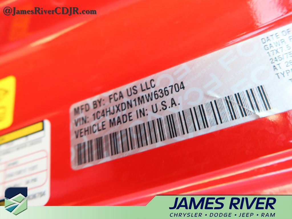 Used 2021 Jeep Wrangler Unlimited Sport w/ Sun And Sound Package AWD/4WD image 43