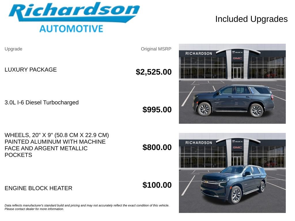 Used 2022 Chevrolet Tahoe LT w/ Luxury Package AWD/4WD image 6