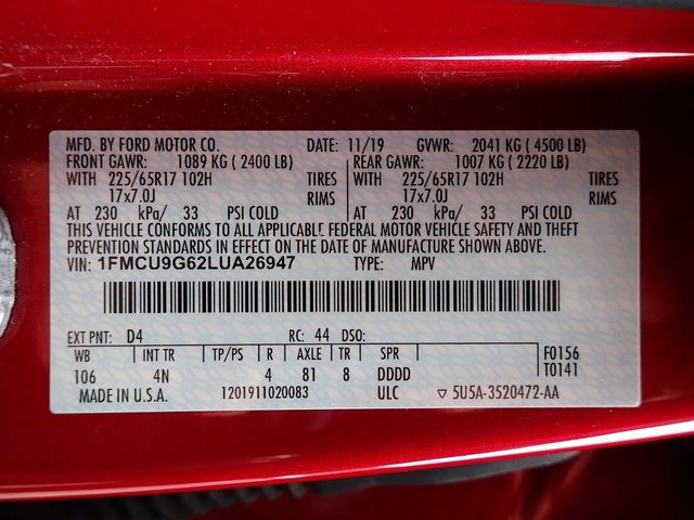 Used 2020 Ford Escape SE image 13