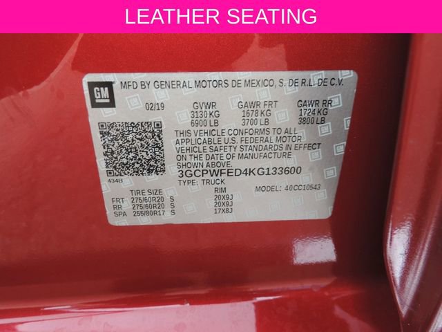 Used 2019 Chevrolet Silverado 1500 High Country w/ Technology Package image 18