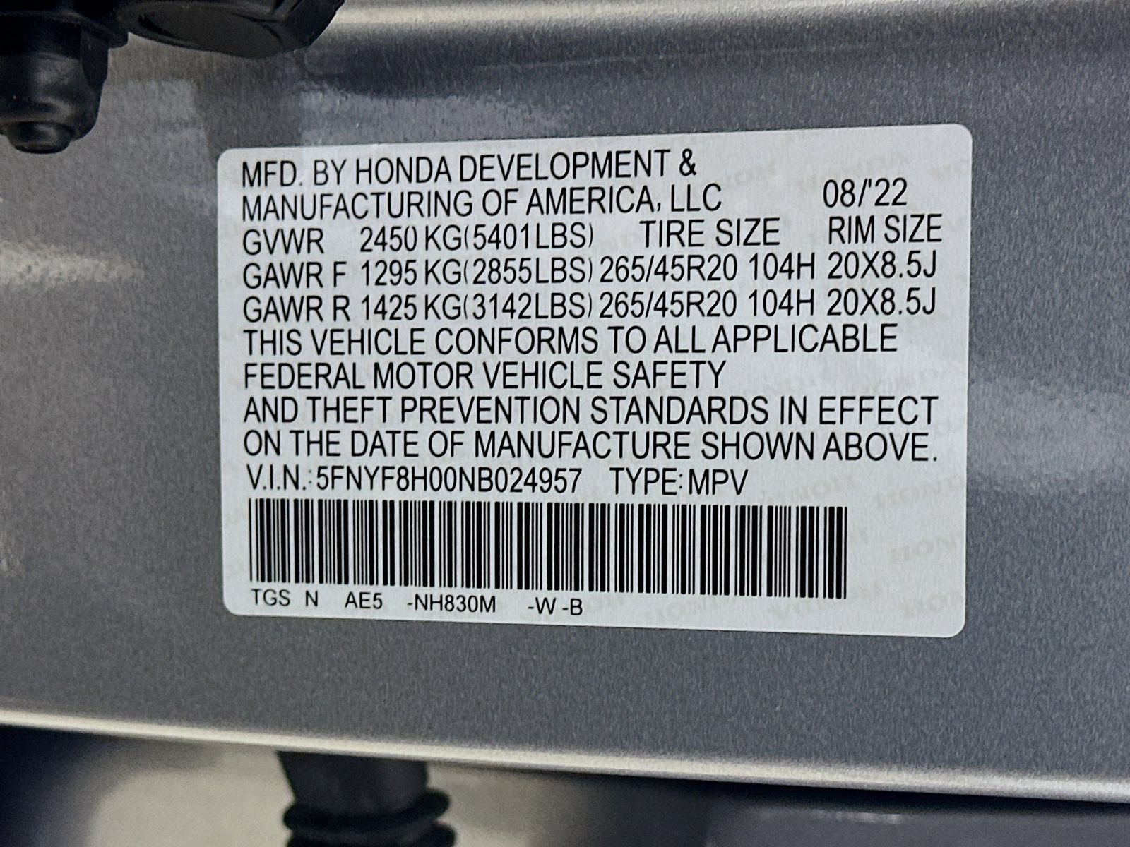 Used 2022 Honda Passport Elite image 47