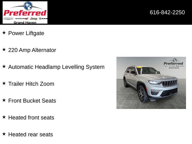 Used 2024 Jeep Grand Cherokee Limited w/ Trailer Tow Package AWD/4WD image 18