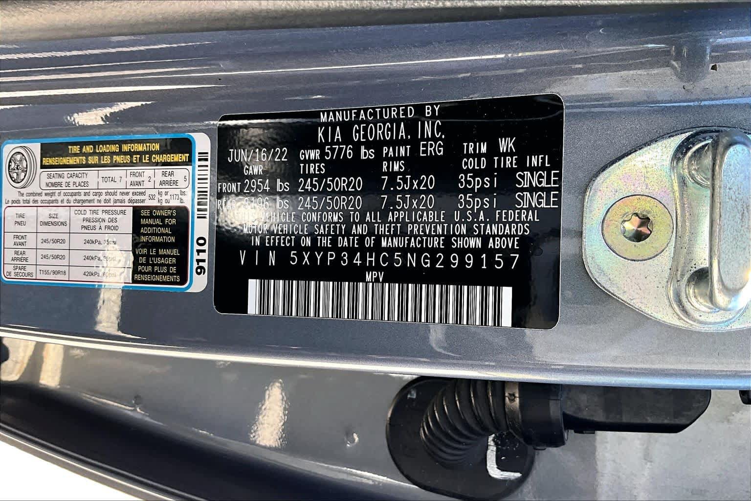 Used 2022 Kia Telluride EX w/ EX Premium Package FWD image 37
