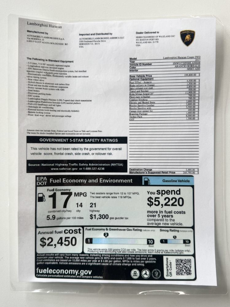 Used 2017 Lamborghini Huracan LP 580-2 RWD image 47