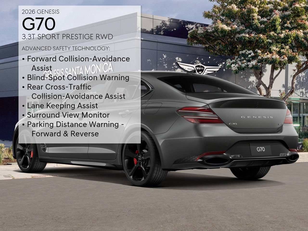 New 2026 Genesis G70 3.3T Sport Prestige RWD image 8