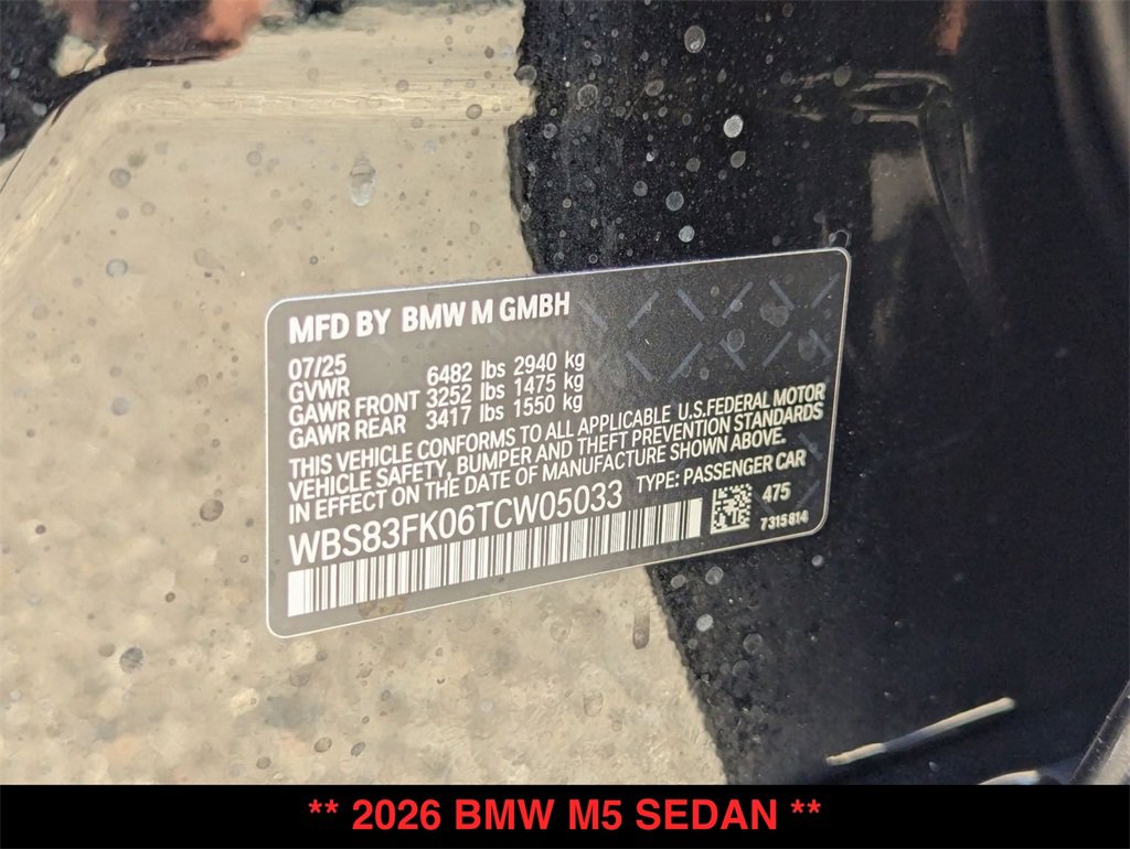 New 2026 BMW M5 w/ Executive Package image 21