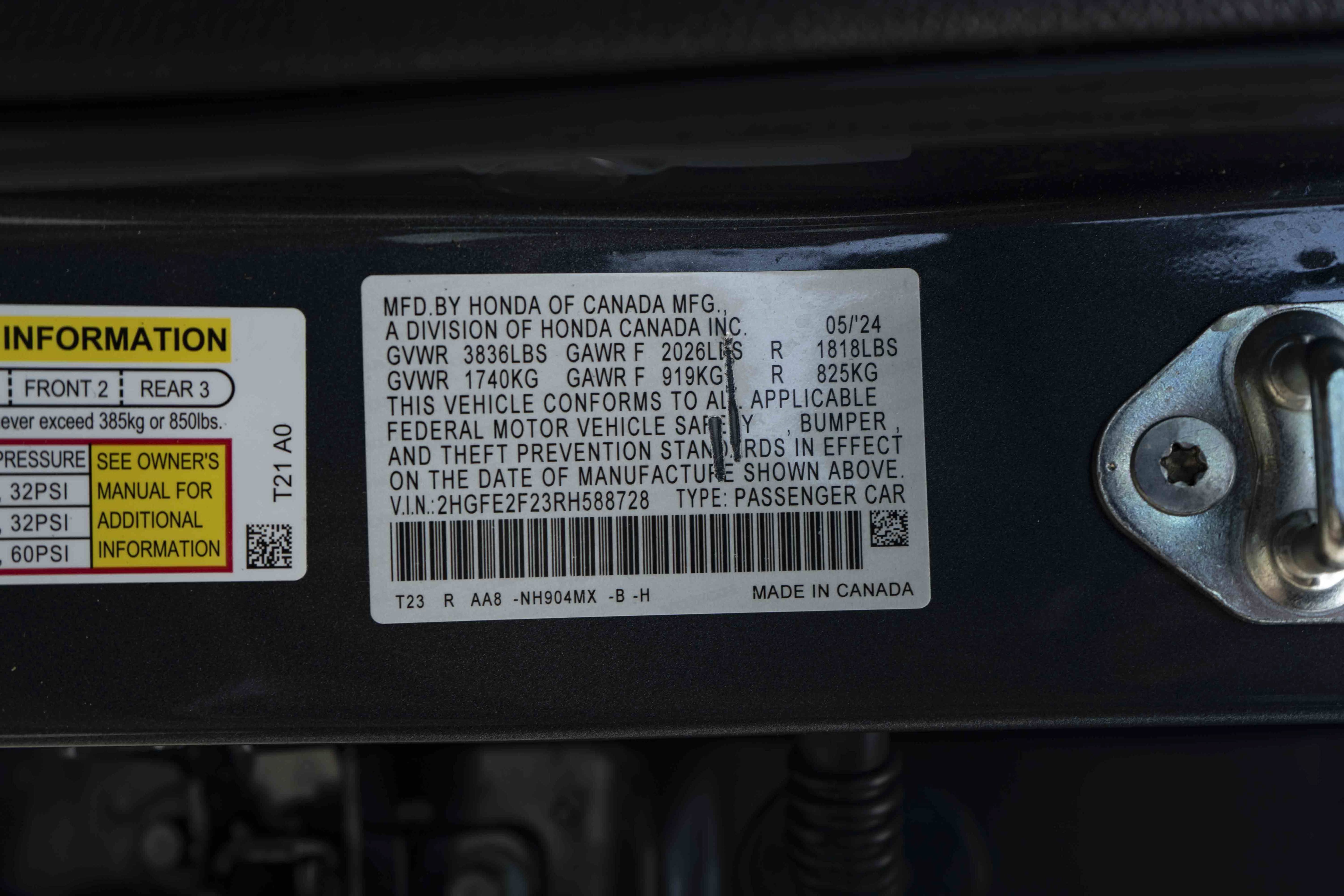 Used 2024 Honda Civic LX image 44