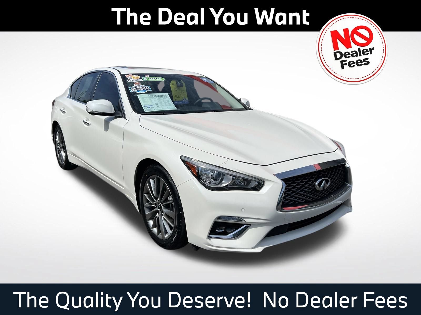Used 2023 INFINITI Q50 Luxe w/ Cargo Package