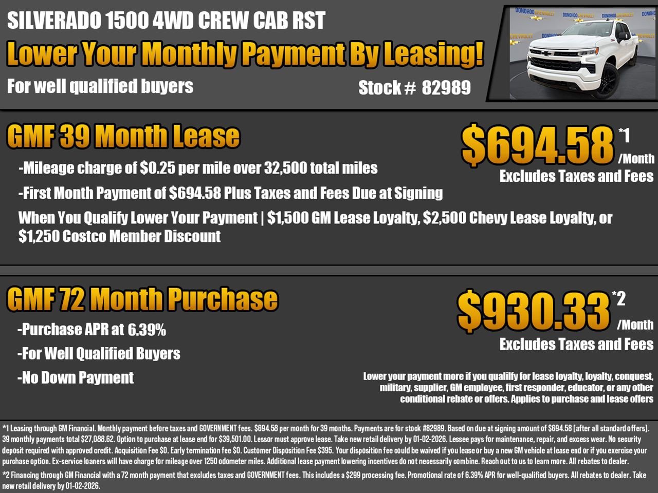 New 2026 Chevrolet Silverado 1500 RST image 2