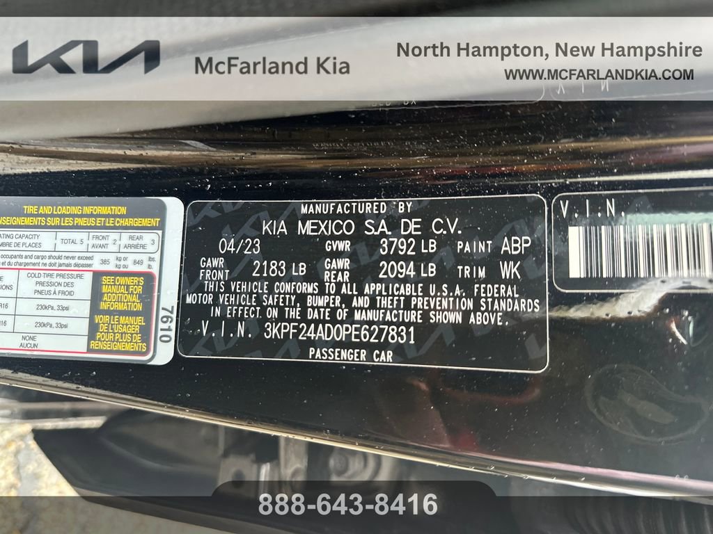 Used 2023 Kia Forte LXS w/ LXS Technology Package FWD image 17