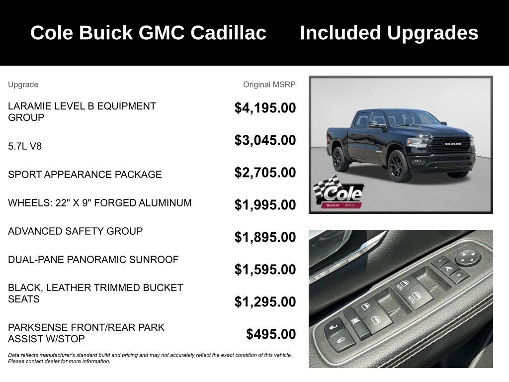 Used 2023 RAM 1500 Laramie AWD/4WD image 3