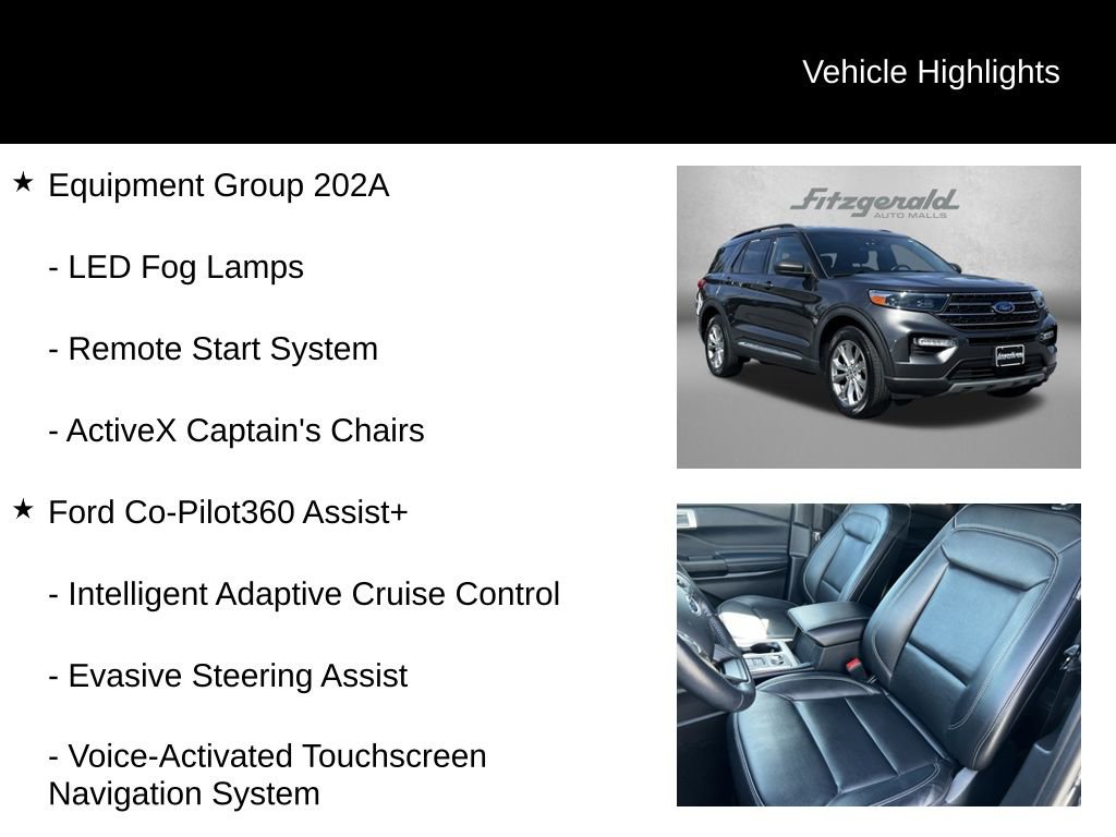 Used 2020 Ford Explorer XLT w/ Equipment Group 202A image 9