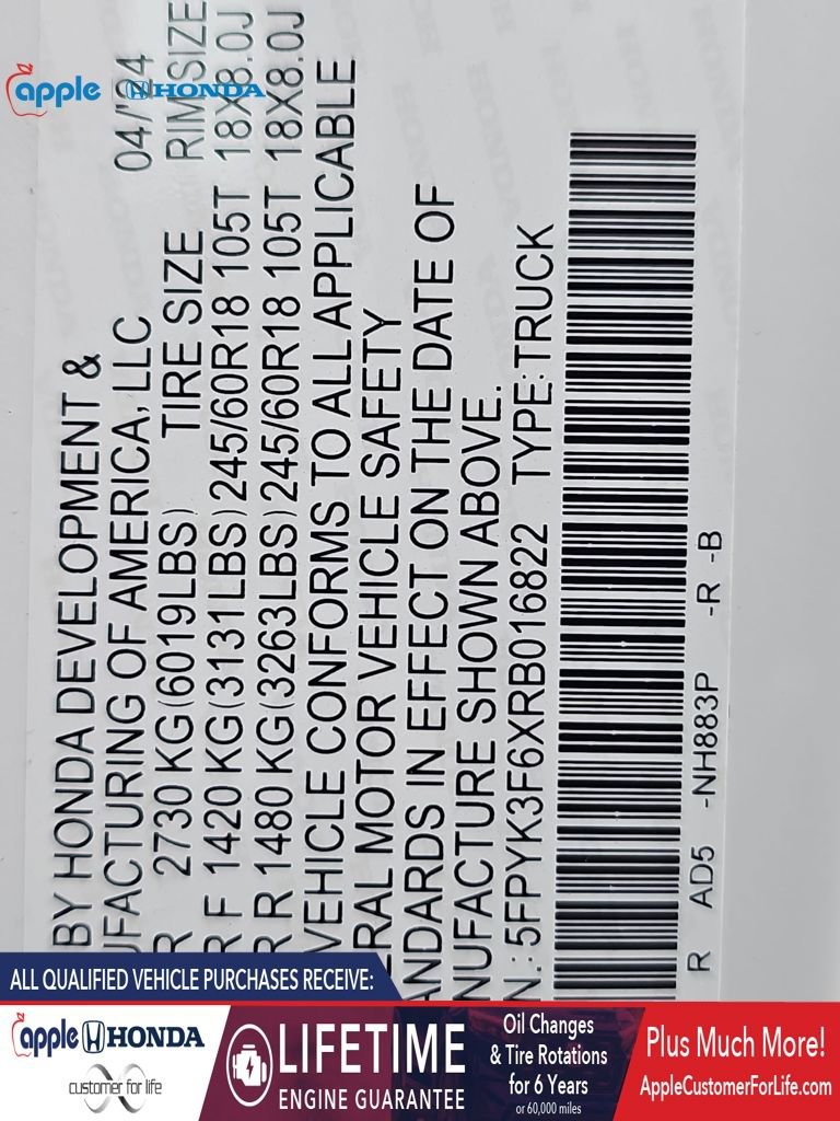 Used 2024 Honda Ridgeline TrailSport image 27