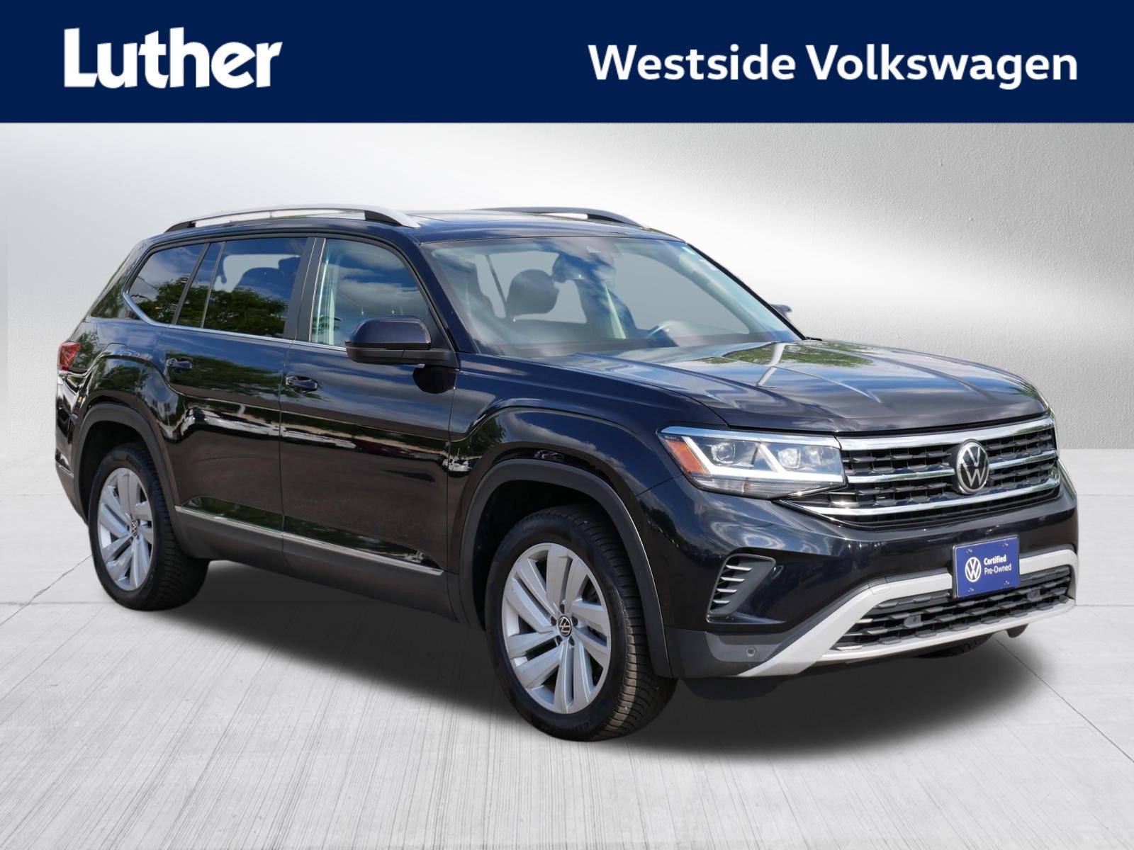 Certified 2021 Volkswagen Atlas SEL AWD/4WD image 1