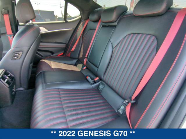 Used 2022 Genesis G70 3.3T w/ Sport Advanced Package RWD image 21