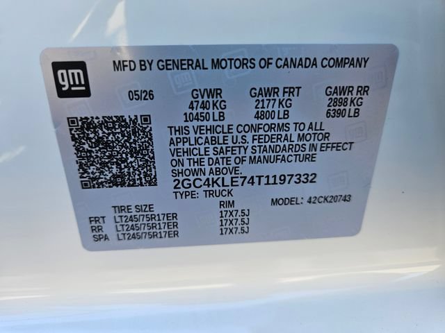 New 2026 Chevrolet Silverado 2500 W/T AWD/4WD image 30