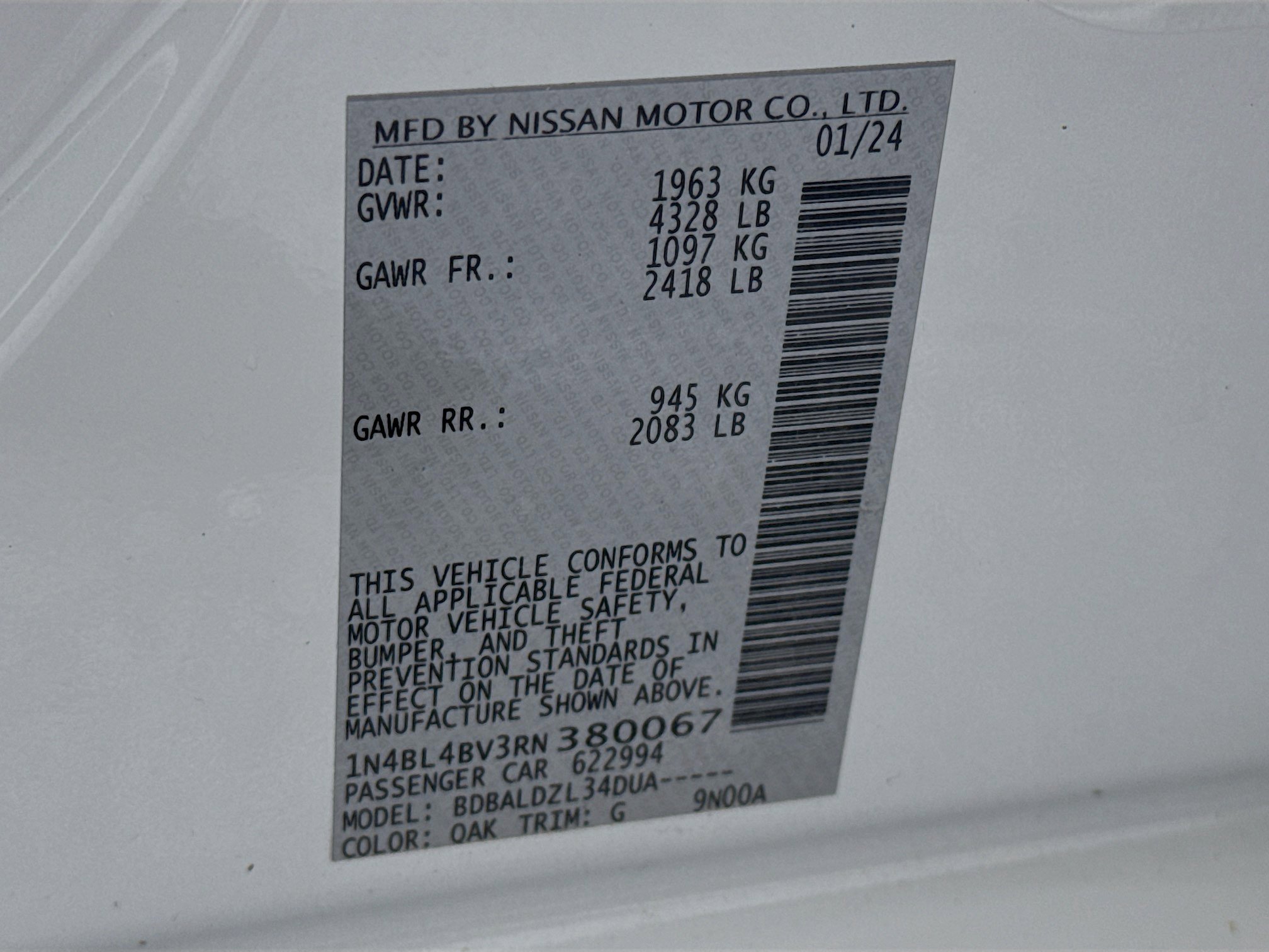 Used 2024 Nissan Altima 2.5 S image 29