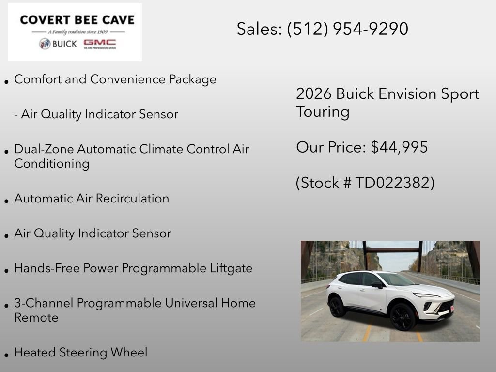 New 2026 Buick Envision Sport Touring AWD/4WD image 12