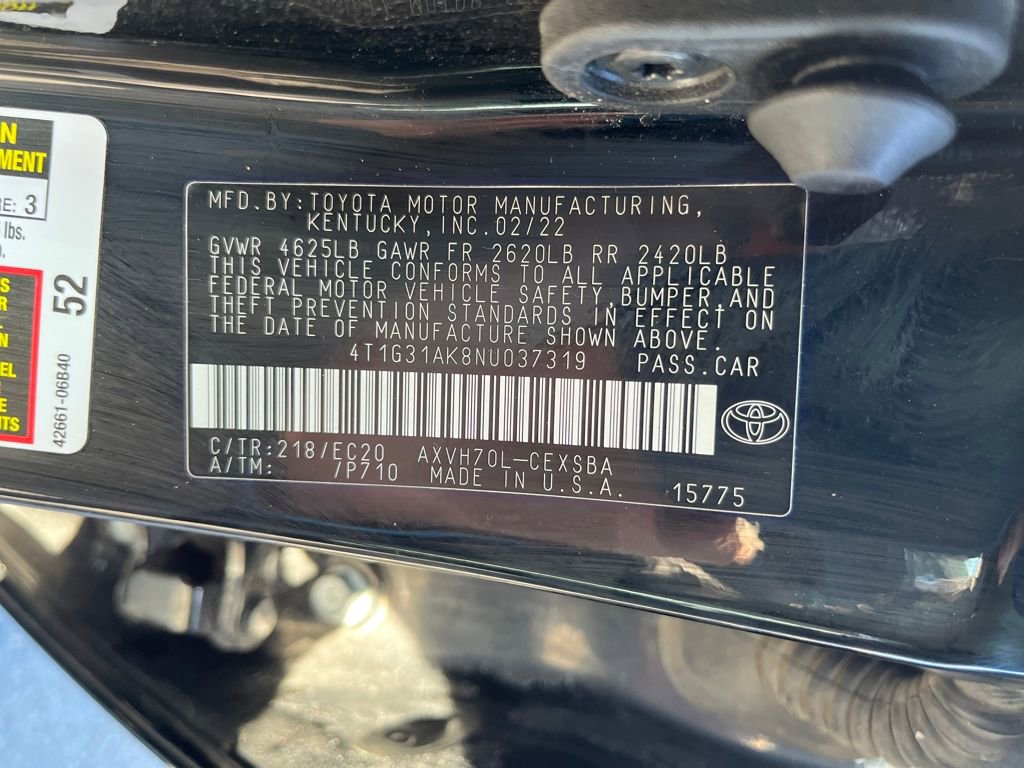 Used 2022 Toyota Camry SE image 30