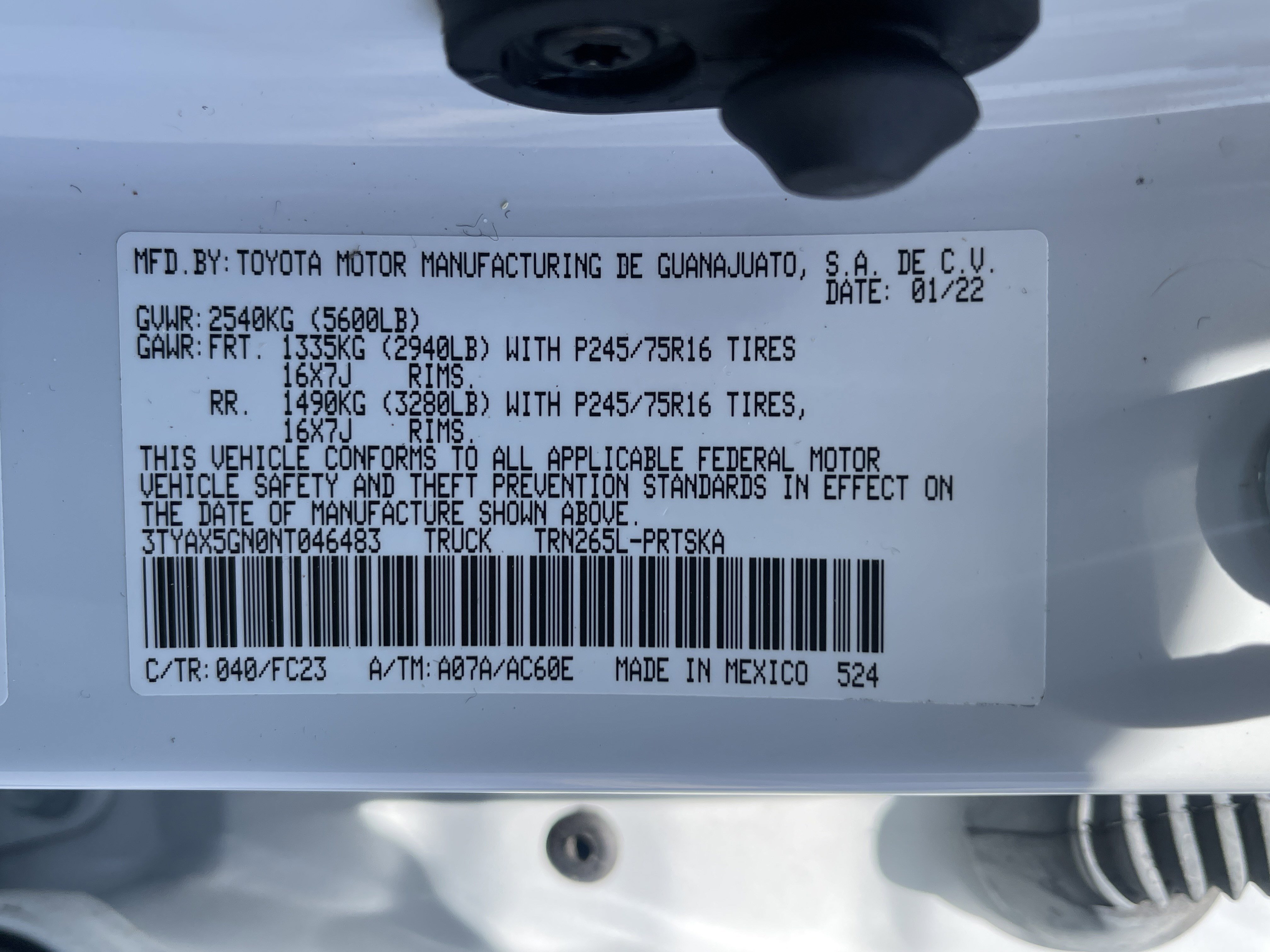 Used 2022 Toyota Tacoma SR5 image 36