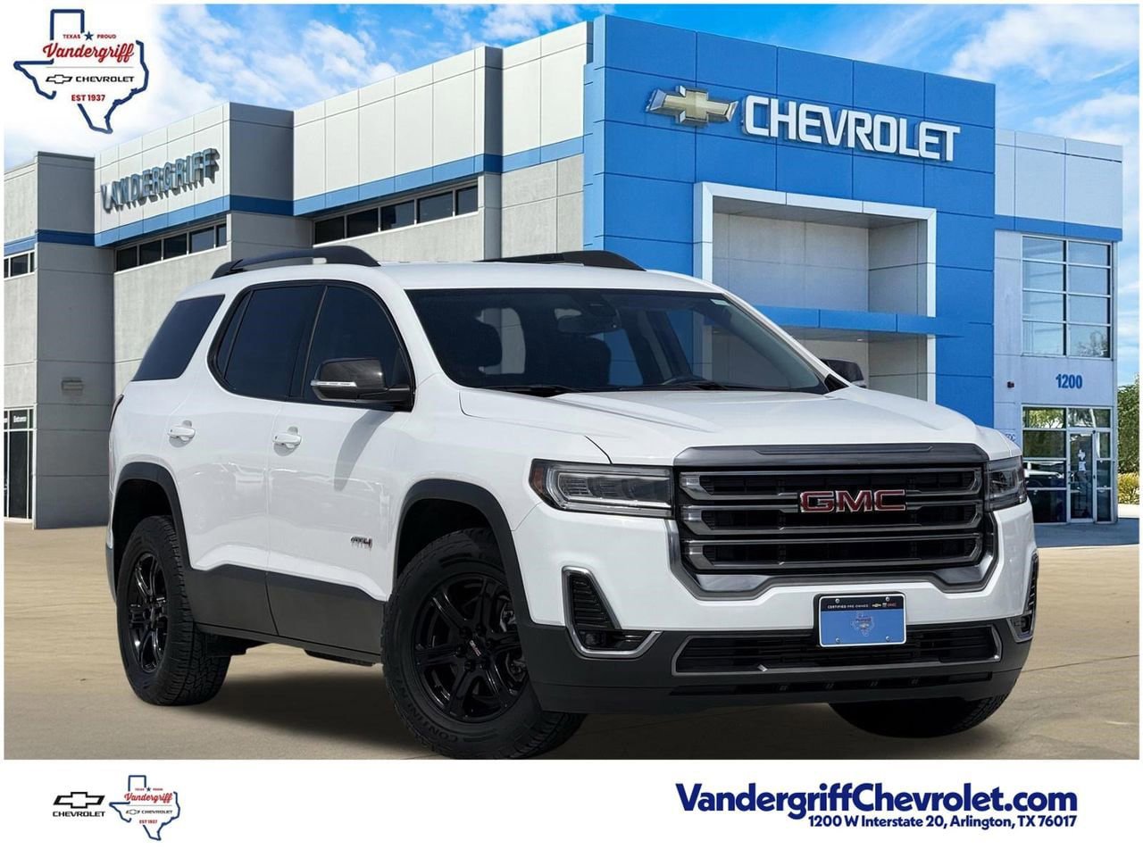 Certified 2023 GMC Acadia AT4 w/ Trailering Package AWD/4WD image 1