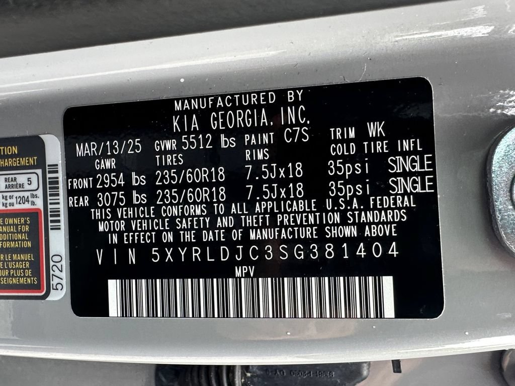 Certified 2025 Kia Sorento S AWD/4WD image 17