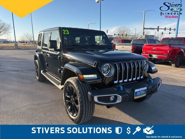 Used 2023 Jeep Wrangler Sahara 4xe w/ Cold Weather Group image 3