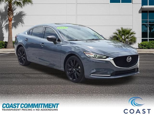 Certified 2021 MAZDA MAZDA6 Carbon Edition FWD image 3