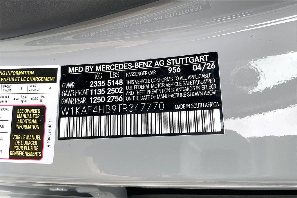 New 2026 Mercedes-Benz C 300 4MATIC Sedan image 13