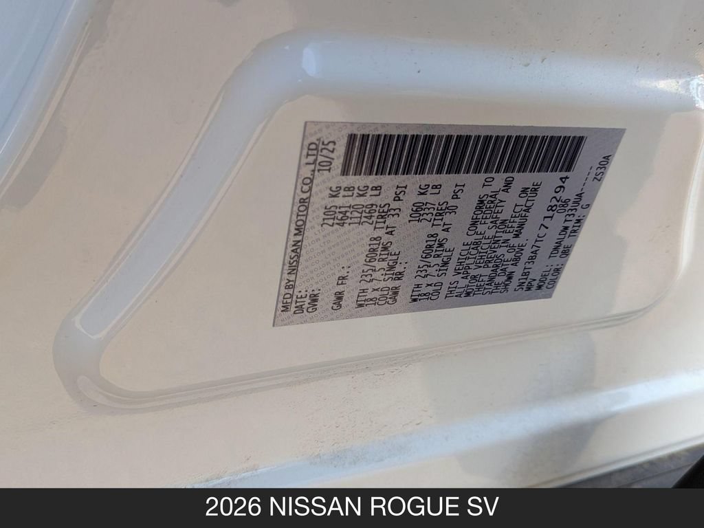Certified 2026 Nissan Rogue SV FWD image 25