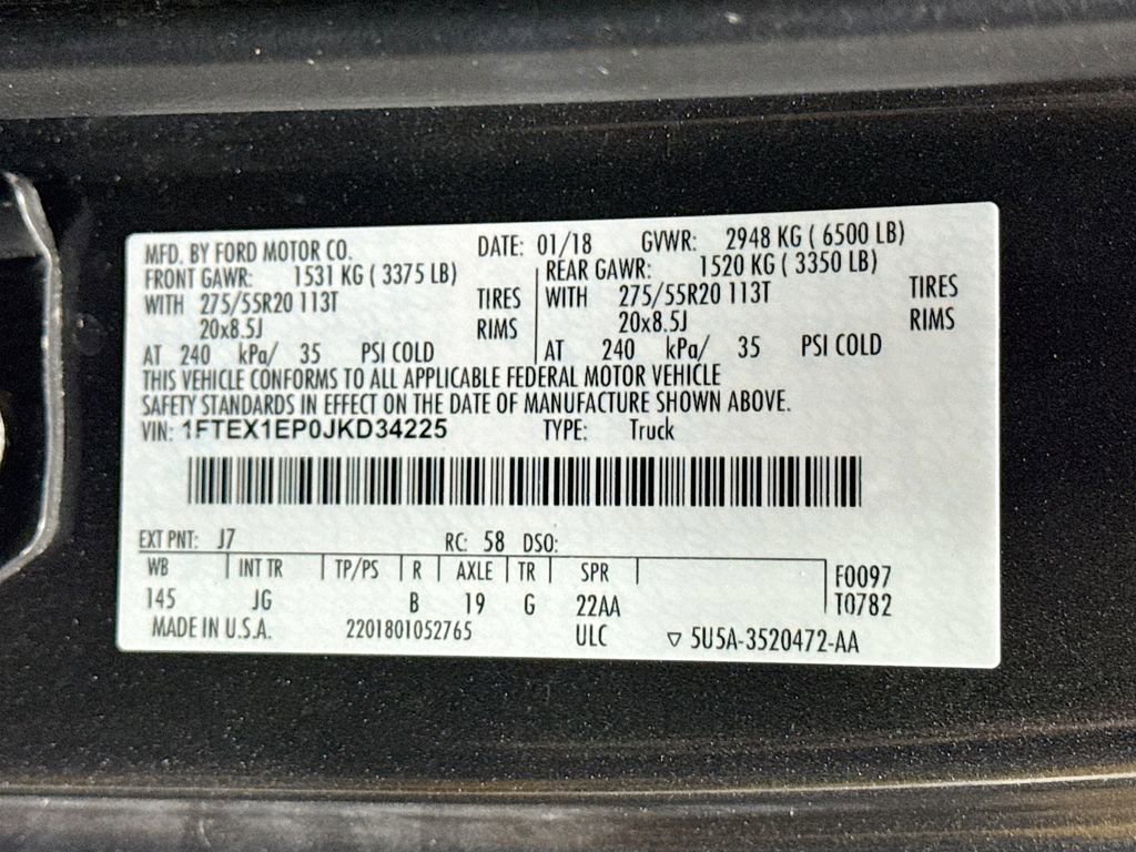 Used 2018 Ford F150 XL w/ Equipment Group 101A Mid image 27