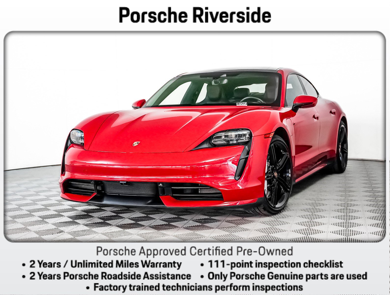 Certified 2020 Porsche Taycan Turbo image 1