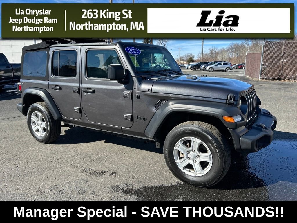 Used 2022 Jeep Wrangler Unlimited Sport AWD/4WD 360° Tour