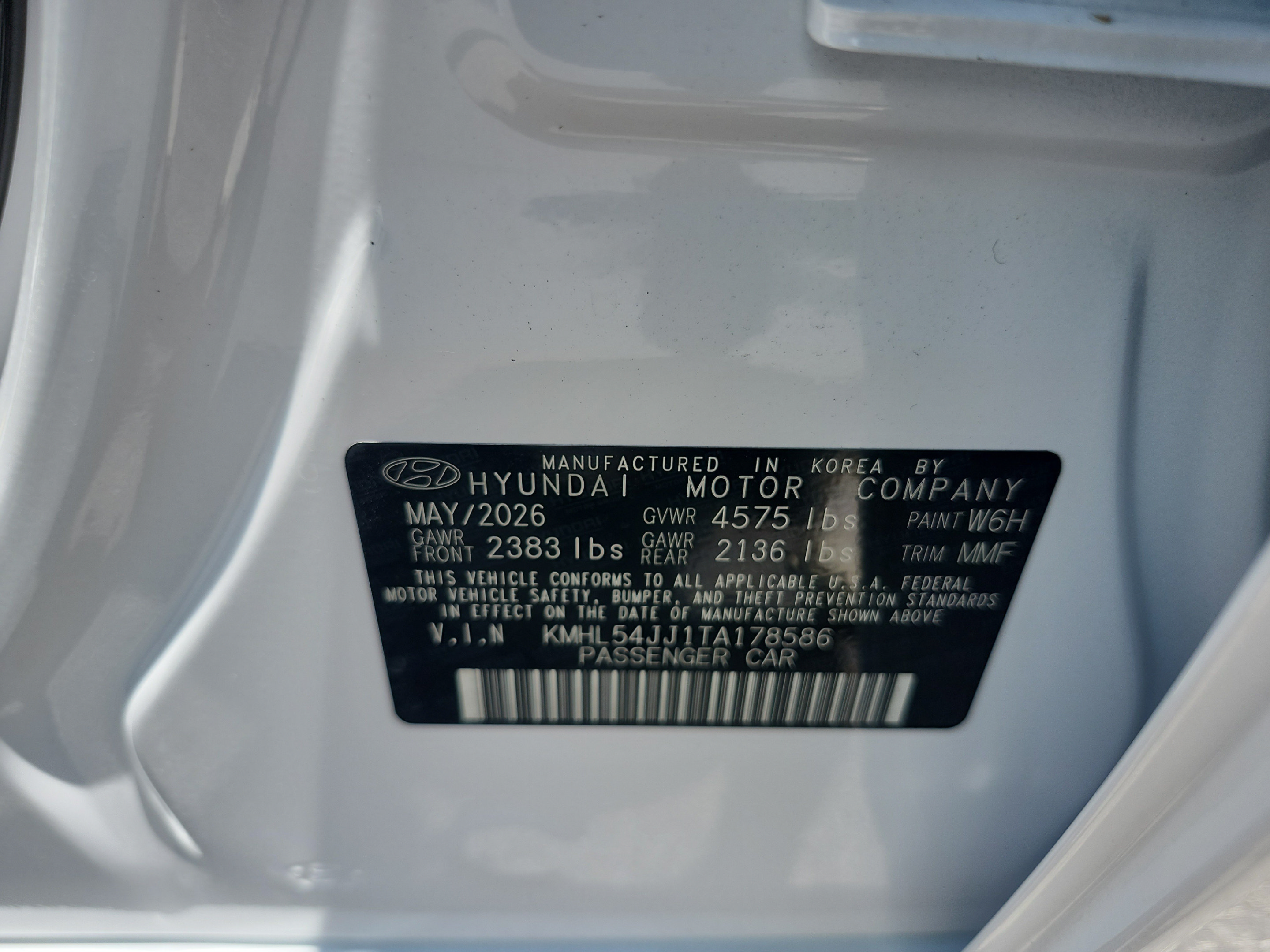 New 2026 Hyundai Sonata Limited FWD image 20