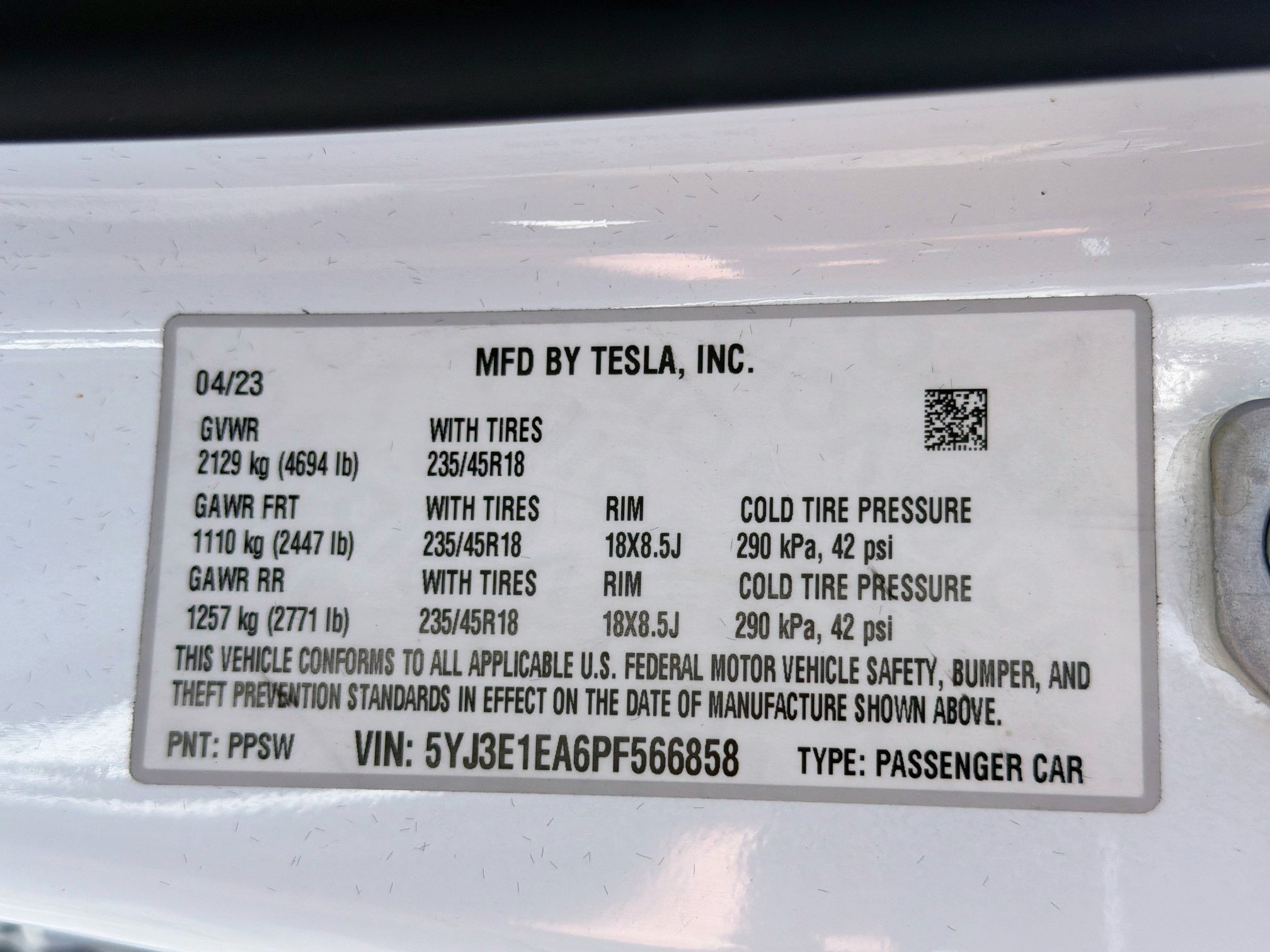 Used 2023 Tesla Model 3 Standard Range RWD image 44