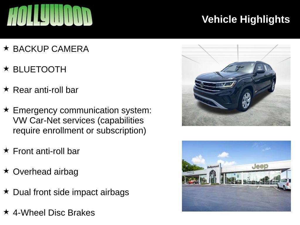 Used 2021 Volkswagen Atlas Cross Sport S AWD/4WD image 3